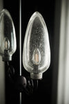 Loop Wall Light with Hand-Blown Almond Glass, by DUNLIN