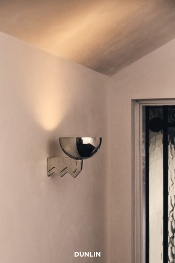 HK19 Wall Light, Nickel Plated Brass