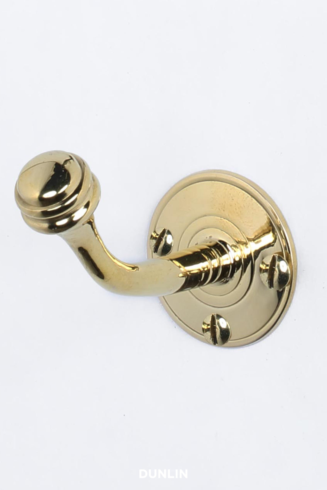 Rose Uniacke Polished Brass Aesthetic Hook Small