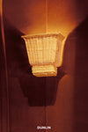 DUNLIN Jacques Rattan Sconce