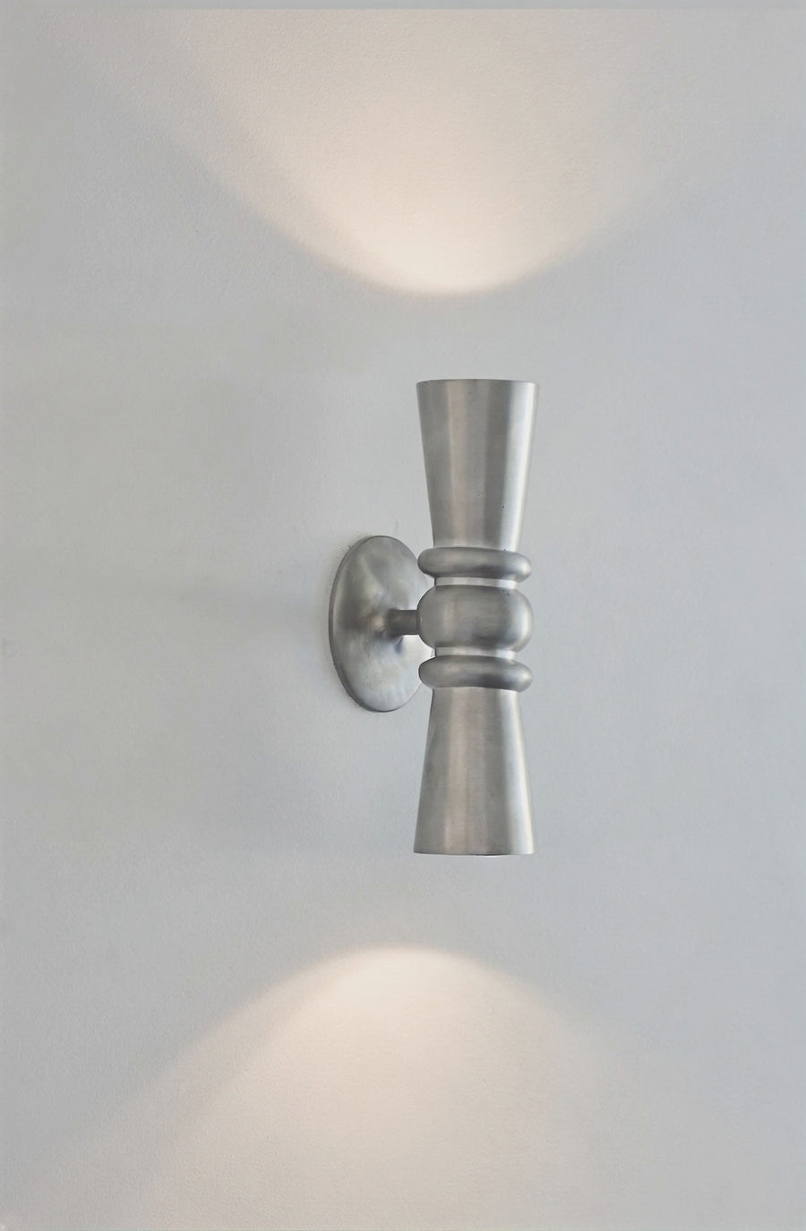 DUNLIN Germaine Wall Light, Sandblasted Aluminium