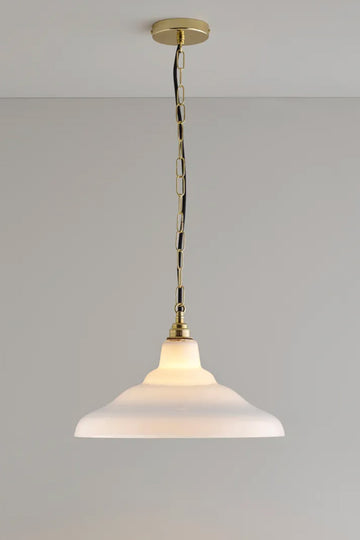 Glass School Pendant Light by Davey Lighting