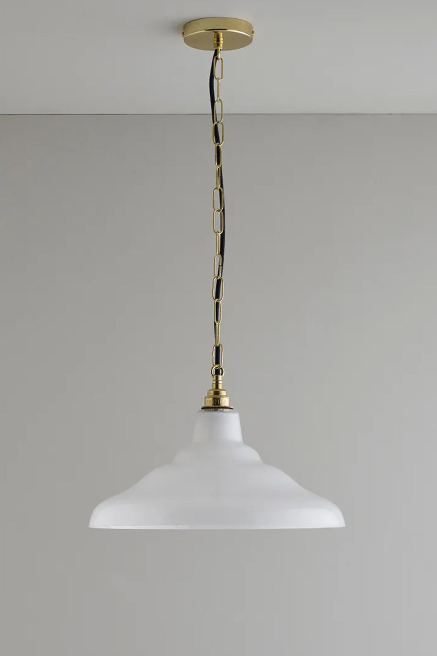 Glass School Pendant Light by Davey Lighting