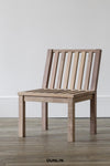 Slatted Indoor/ Outdoor Chair by Rose Uniacke