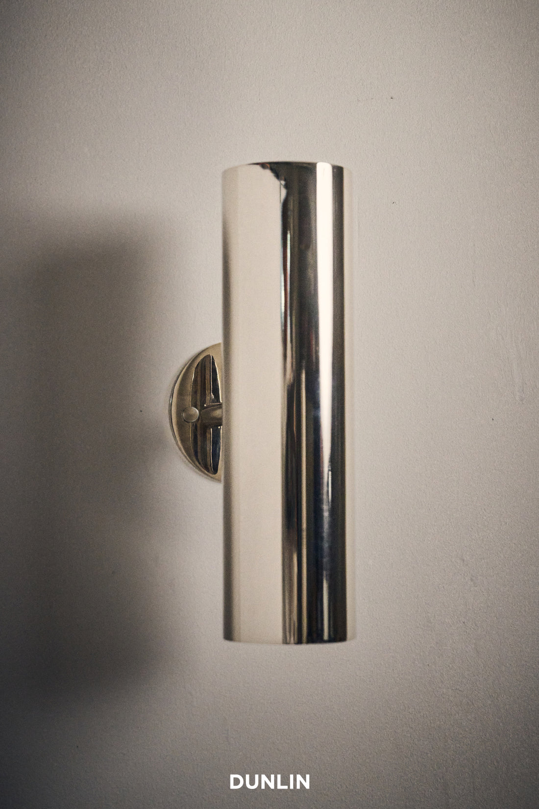 DUNLIN Up Down Light Nickel Plated Brass, Indoor