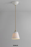 Beata Heuman Original BTC Bone China Alma Pendant Light White