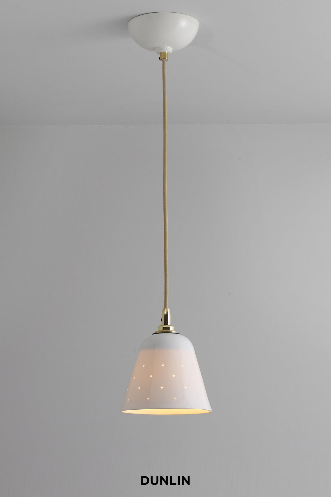 Beata Heuman Original BTC Bone China Alma Pendant Light White