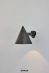 DUNLIN Claude Wall Light Weathered Brass