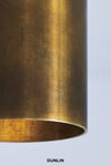 DUNLIN Spruce St Spot Light Tarnished Raw Brass