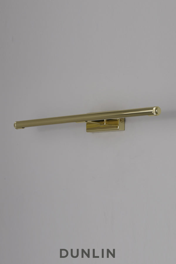 Cooper Picture Light, Long, Polished Brass