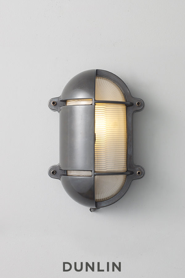 Oval Bulkhead Light with Eyelid by Davey Lighting