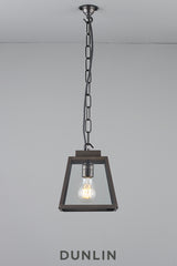 Mercer St. Small Triangular Pendant, Outdoor