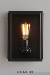 Mercer Outdoor Weathered Brass Wall Light