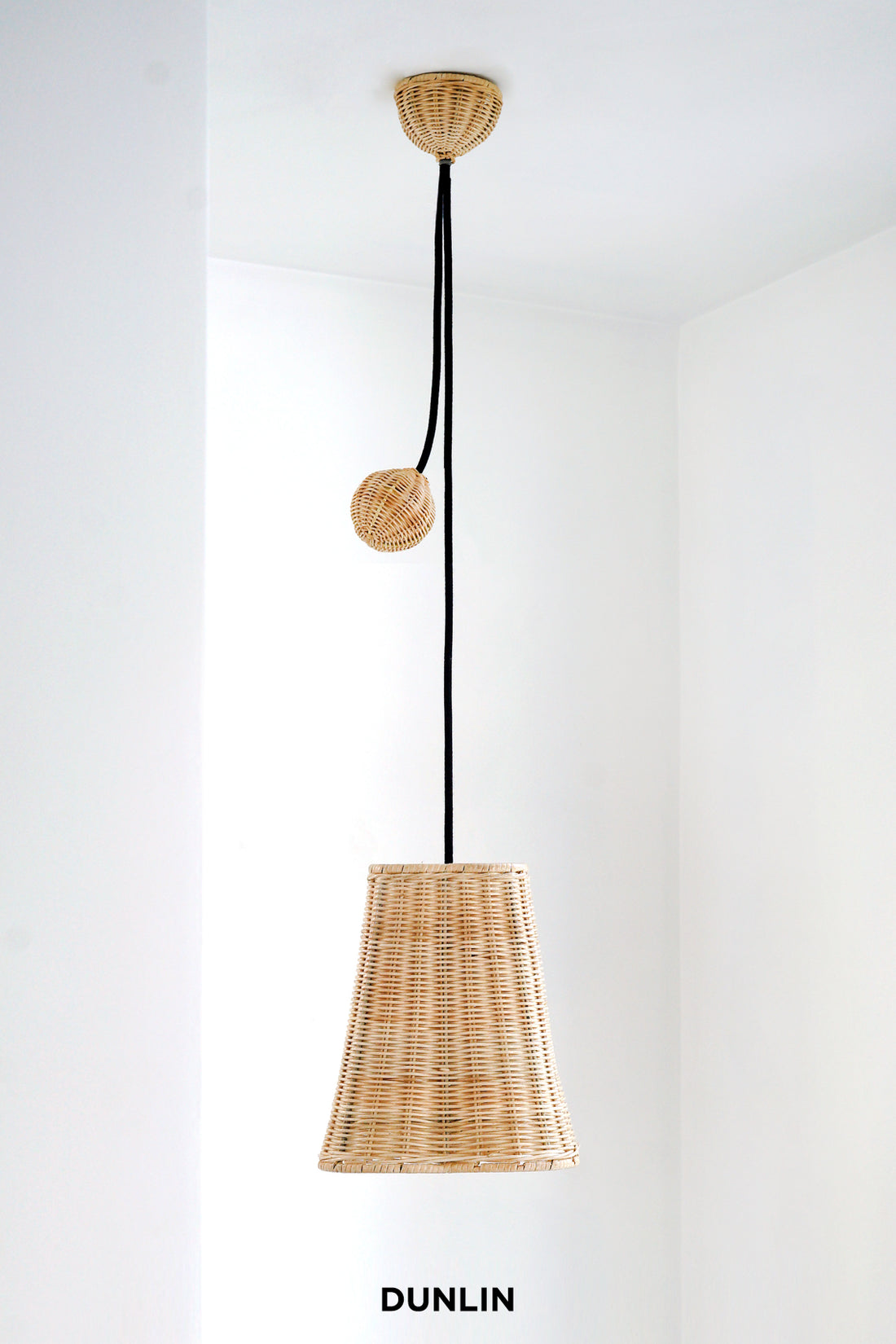 Dunlin Rattan Piccolo Pendant Light