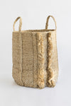 J'Jute Bazar Tall Jute Basket - Natural