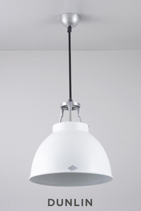 Titan 1 Pendant Light. White