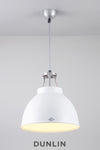 Titan 1 Pendant Light. White