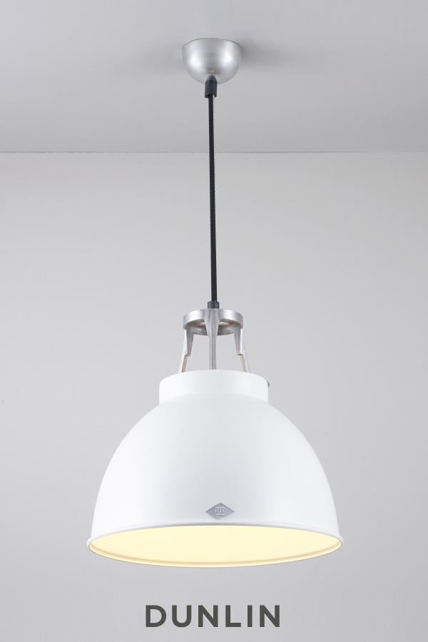 Titan 1 Pendant Light. White