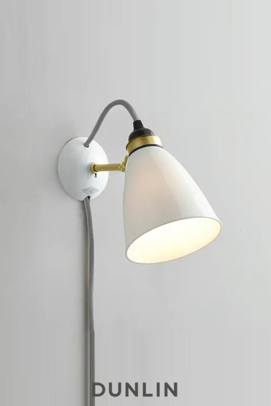 Hector 30 Wall Light - With Plug, Switch & Cable