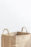 J'Jute Allora Diagonal Large Basket