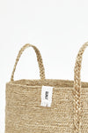 J'Jute Maya Large Jute Basket in Natural