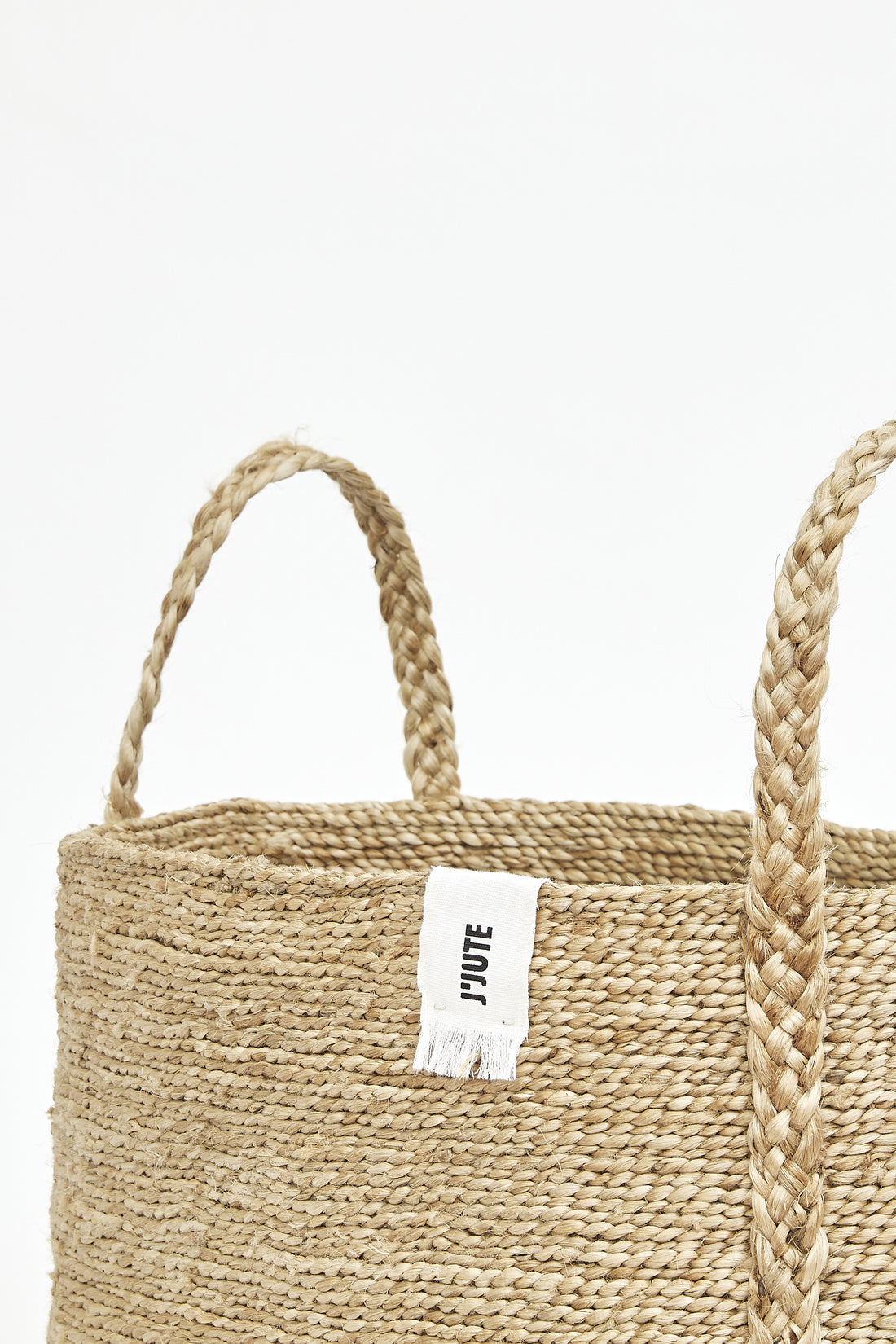 J'Jute Maya Large Jute Basket in Natural