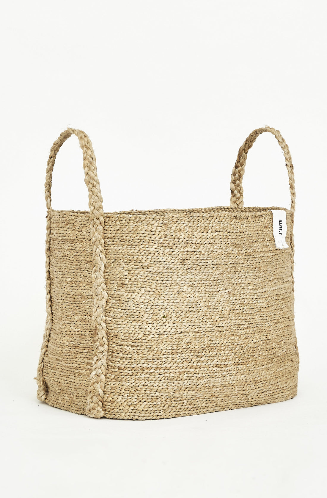 J'Jute Maya Large Jute Basket in Natural