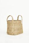 Maya Medium Jute Basket in Natural by J'Jute at DUNLIN