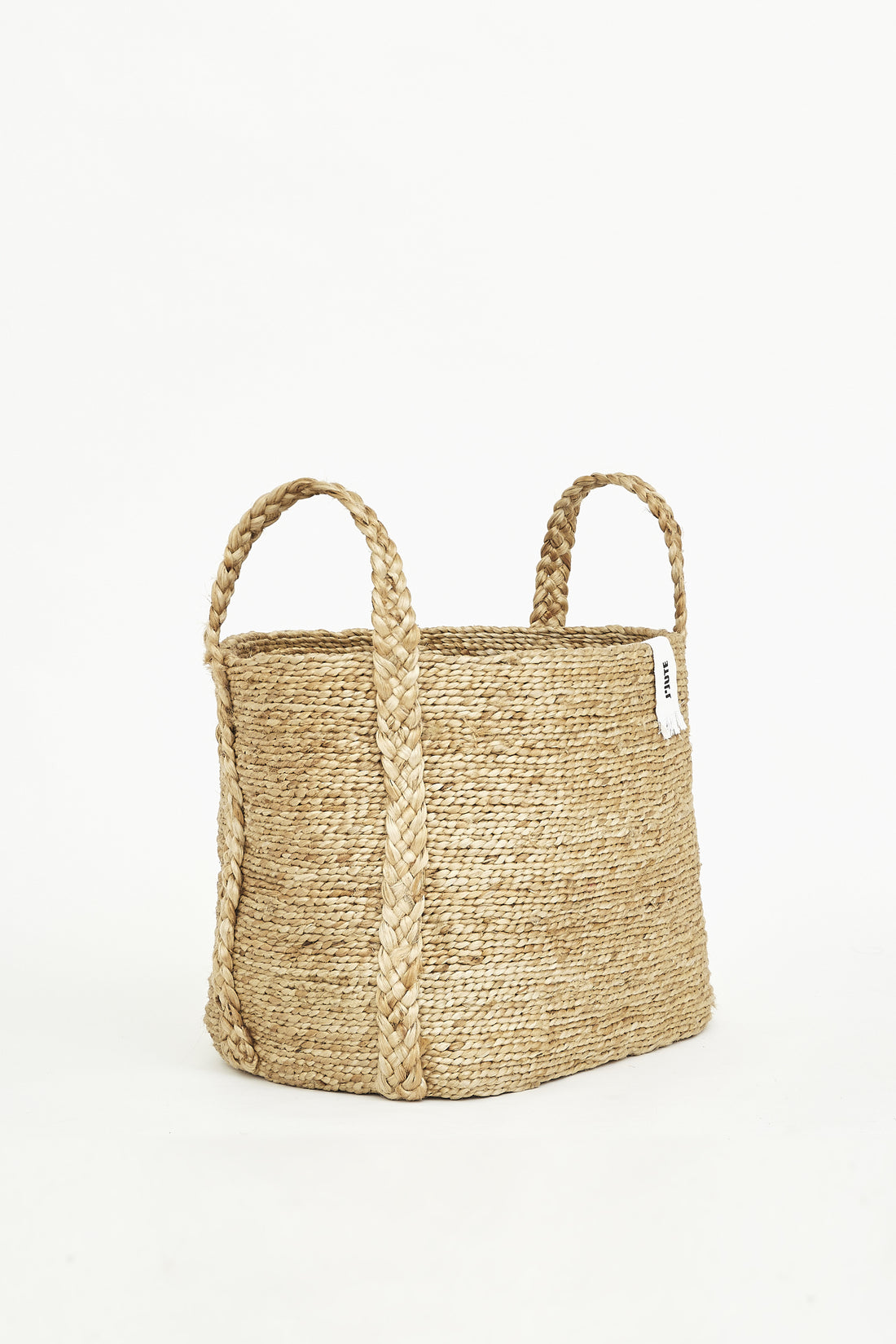 Maya Medium Jute Basket in Natural by J'Jute at DUNLIN