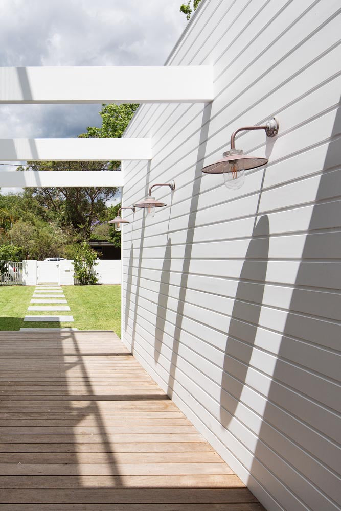 Davey Lighting Chelsea Outdoor Wall Lights in Bronze by Rama Architects